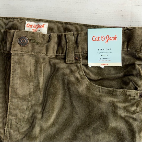 Cat & Jack Straight Husky Stretch Pant - Picture 6 of 14